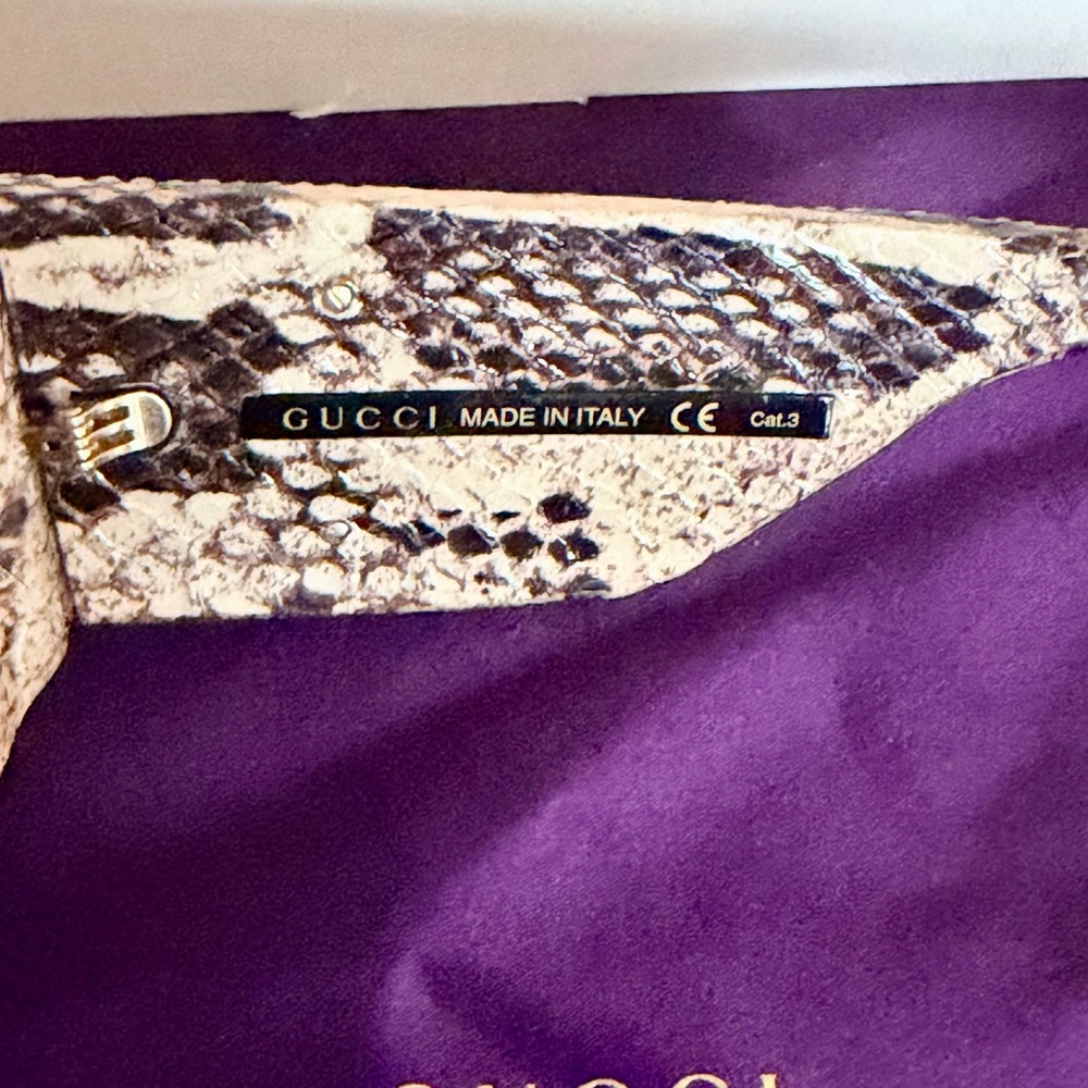 Gucci Genuine Python Sunglasses - Picture 8 of 14
